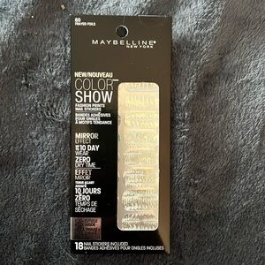 Maybelline Color Show Nail Stickers Mirror Effect *Frayed Foils*